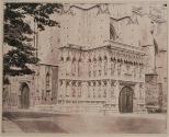 [Detail of Canterbury Cathedral]