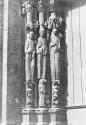 Chartres Cathedral, facade, 3 jamb statues
