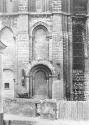 Chartres Cathedral, detail, blind windows and door