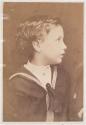[Portrait of a boy wearing a sailor suit]