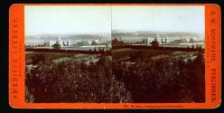 Mt. Hope Cemetery, looking east from Observatory