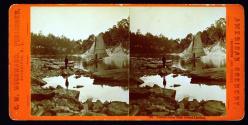 Genesee Lower Falls towards landing