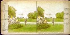 President’s Mansion, from South Lawn, Washington, D.C.
