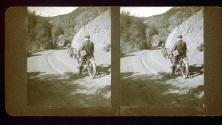 [Will Connell on motorcycle, California trip]