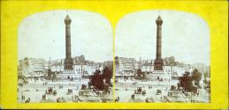 Colonne de Juillet à Paris. Vue Instantanée.