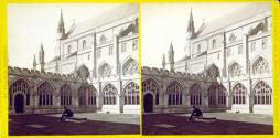 Worcester Cathedral-View in the Cloister Court