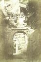 Chateau de Hokanisbourg, 1851, detail, door with heraldic lions