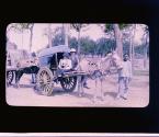 Our Peking Cart. On the long hot drive to Tai Shan.