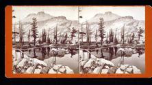 Mount Hoffman from Lake Hoffman, Yosemite Valley, California