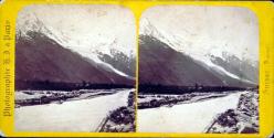 Chamonix - Savoie - L'Arve et le Mont-Blanc