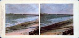 The Pier, Boulogne - from the south - arrival of the Folkstone Steam Packet. Instantaneous