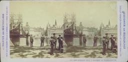 Der Eiserne Steg u. Saalhof in Frankfurt a/M.