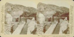 Fountain of Elisha - miraculously sweetened by the Prophet -near Jericho, Palestine, (II. Kings il:19-22).