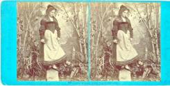 Woman in traditional costume of canton Berne