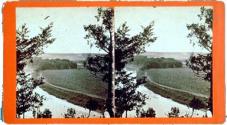 Starved Rock from top looking west or down the river.