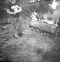 Mathew near Jeff's Bar-b-que, 1979