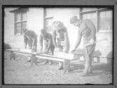 [Soldier Cutting Wood]