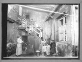 Women and Children on Stairway