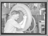 Rubber Making Tires for Autos/ Tire Workers Penn. Rubber co.