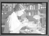 [Woman, Lab Work]