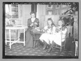 [Queen Eleonora of Bulgaria and her step-daughters, Princess Eudoxia and Princess Nadejda]