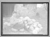 [Boy with Pumpkins]