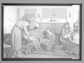 [Ladies tea served by Girl Scouts]