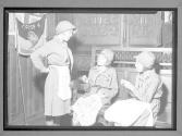 [Girl Scouts serving]