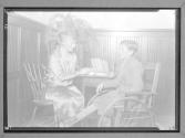 [Woman and Child, Wheelchair]