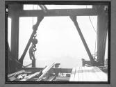 Worker on Ball-Sky and City