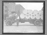 Truck Handling Newsprint