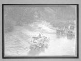 [Glidden Tour, autos crossing through river, including 1911 Mitchell 4-cylander, entered by the Anderson South Carolina Chamber of Commerce and owned by its Prsident, Bob King]