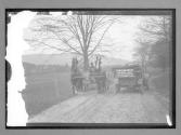 [auto tour driving by horse & wagon]
