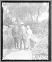 [Claude Monet, Blanche Hoschedé-Monet (his daughter-in-law) and man, Giverny, France]