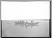 Fishing boat landing Sea Bright, 1885
