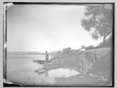 Fishing along shore