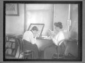 [Women Astronomers at Harvard Observatory (possibly Henrietta Swan Leavitt and Antonia Maury)]