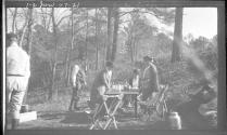 George Eastman and friends having a picnic, Oak Lodge Trip
