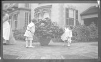 Dryden Children in Eastman's garden
