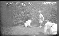 Children in Eastman's garden