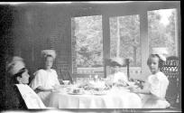 Dining on a porch, Dryden Home