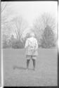 George Eastman Dryden in Eastman's garden
