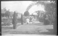 Dryden Children in Eastman's garden