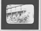 Wagon in town, Wyoming Trip