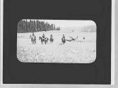 Riders & pack animals, Wyoming Trip
