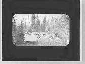 At camp, Wyoming Trip