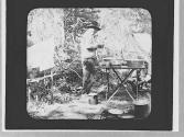 At camp, Wyoming Trip
