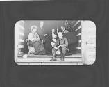 George Eastman and guests on porch, Oak Lodge Trip