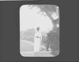 Woman in garden