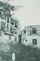 Le Kaire, maison et jardin dans le quartier Frank.